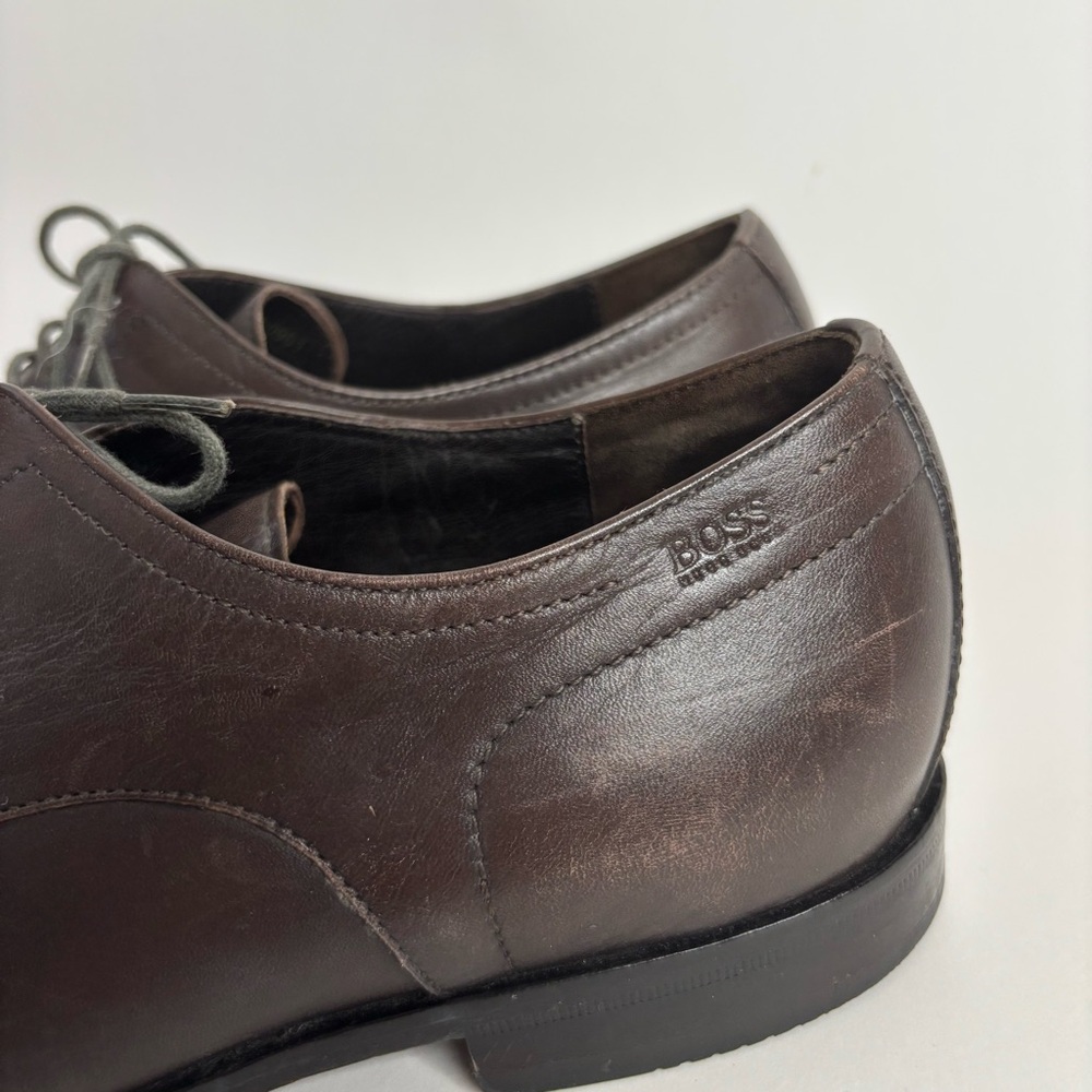 Hugo Boss Vero Cuoio leather dress shoe size 8.5 Men’s - Picture 5 of 6